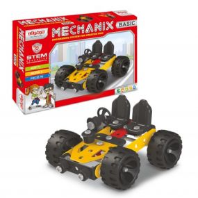 Zephyr Mechanix Basic STEM Engineering System for Kids (90 Pieces)