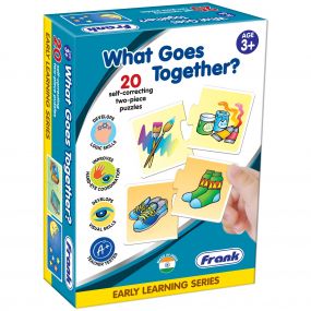 Frank What Goes Together 20 Self correcting 2 Piece Puzzle Age 3+ Years