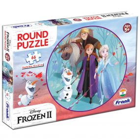 Frank Disney Frozen II Round Jigsaw Puzzle For Kids 5+