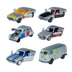Majorette Vintage Deluxe Metal Car Series - 1 Piece (Random Selection from Assortment of 6)