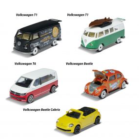 Majorette VW The Originals 5 Pieces Giftpack, for Kids Above 2Y