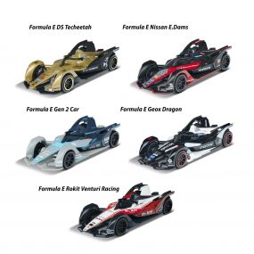 Formula-E Gen 2 Cars 5 Pieces Giftpack for Kids Above 2Y