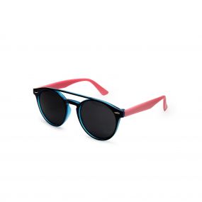 Stol'n Round Shaped UV Protected Sunglass-Skyblue/Pink