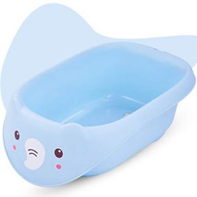 Baybee 3 in 1 Smart Clean Portable Anti Slip Bath Tub Blue