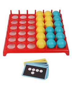 Ratnas Bounce And Win 3-in-1 Game Tic-Tac-Toe Bounce and Make Pattern Bounce Plot 4