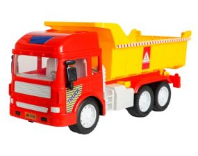Ratnas Dumper Truck Toy with Friction Powered Mechanism for Kids 3+