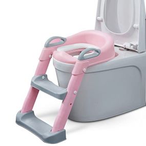 Baybee Aura Western Toilet Potty Seat for Kids (Potty Training Seat Chair with Ladder)