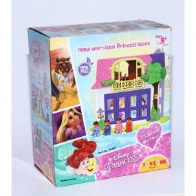 Toyzone Alina Disney princess doll BPA free plastic dollhouse