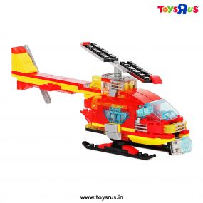 Laser Pegs 4 in 1 Extreme Rescue Helivac Toy for Kids 8Y+
