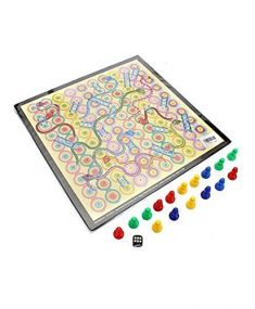 Ratnas 2-in-1 2-4 Player Little Snakes And Ladder including Ludo Board Game Box Set