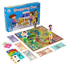 Ratna's Shopping Day Board Game (The First Transaction Learning Game) Taitma Award Winning Game