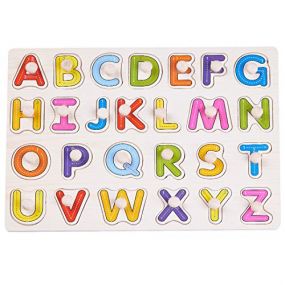 Baybee Wooden English Alphabets And Color Learning Educational Board for Kids