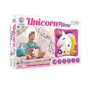 Ratnas Unicorn Pillow Sewing DIY Activity Kit for Kids 5 Years+