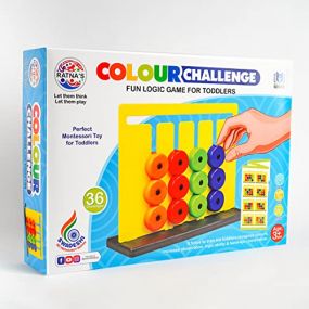 Ratnas Color Challenge Fun Logic Game for Toddlers Above Age 3