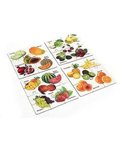 Baby Jigsaw Fruit 4 in 1 Colourful Puzzles Age 3+Years