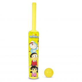 Doraemon Print Bat & Ball Assorted Cricket Kit (Age 2Y+)