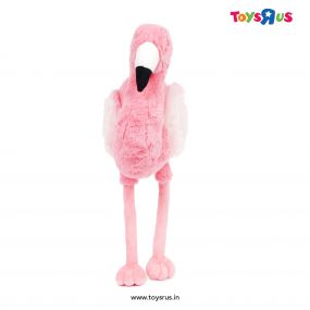 Mirada 60cm Flamingo With Wings Soft Toy with a Carrot (3-4 Years)