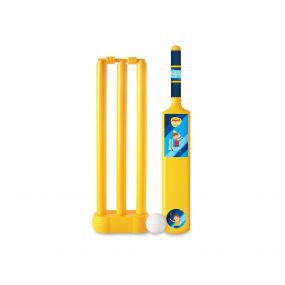 Playnxt Kids Crick start Kids Cricket Set | (5+ Years, Unisex, Yellow)