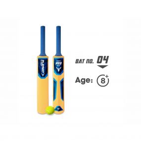 Playnxt Pro Cricket Bat No. 4 | (6+ Years, Unisex, Ivory)