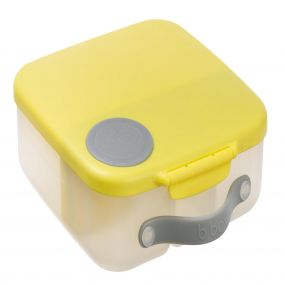 B.Box Mini Lunch Box for Kids - Lemon Sherbet Yellow Grey