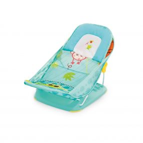 Mastela Deluxe Baby Bather Animal Print Teal Colour for Unisex