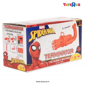 Toyzone Spiderman Terminator Bubbles Gun | Portable Bubble Machine for Kids