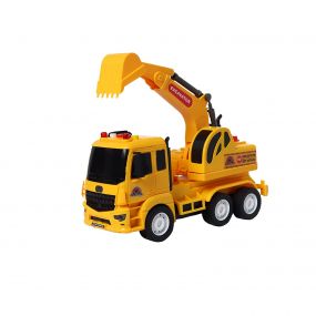 Fast Lane Excavator With Bucket (Yellow, Black) For Kids