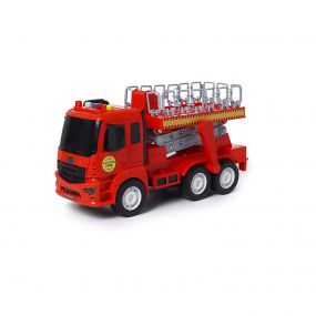 Fast Lane Mini Red Rescue Squad Elevator Crane For Kids