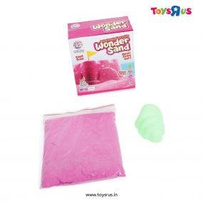 Ratnas Wonder Sand 500 gm Dust & Stain Free ( Pink) For Kids 3+