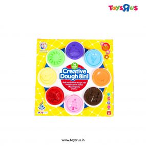 Ratna's Fantasy Dough Clay 8In1 And Ratna's Wonder Sand 500 Grams for Play. (Brown 500 Grams), One Big Mould Inside (Without Tray) And Plastic Plastic Chakla Belan Set for Kids