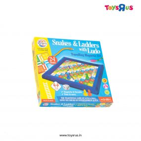 Ratnas Snakes & Ladders With Ludo Travelling Magnetic Set 2 in 1 Board Game for Kids 5Y+