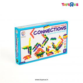Connections Assembly Block Building Game for Imaginative Kids Helps Develop Motor Skills