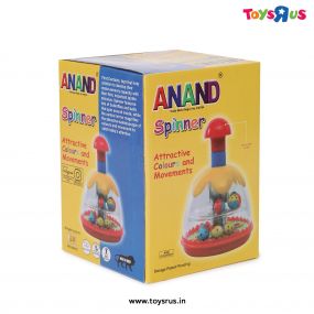 UA Toys Anand Plastic Spinner Push N Spin Toy (for toddlers aged 8 months and above)