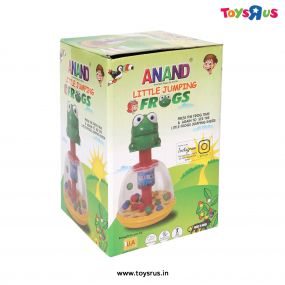 UA Toys Anand Little Jumping Frogs Press N Play Rattle for Kids 6 months+
