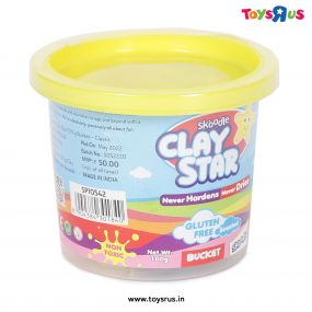 Skoodle Clay Star Activity Toy With Shades & 3 Moulds for Kids 3 Years+