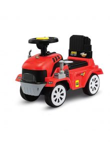 Skoodle Power Play Wild Fire Red Farm Tractor Ride-On for Kids 1 Year and Above