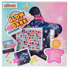 Mirada Glow in Dark Scrap Book 367 Pieces Age 6+ years