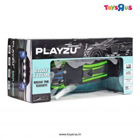 Playzu Rally Xtreme Remote Control Car (Green & Black)