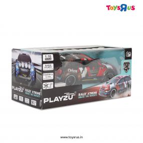 Playzu Rally Xtreme Remote Control Car, Rechargeable Batteries Red