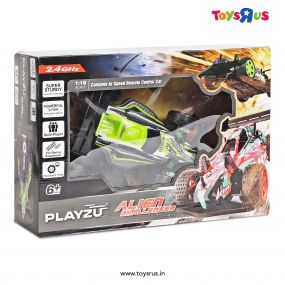 Playzu Alien Ranger Remote Control Buggy Car(1:18) - Green