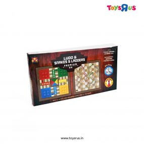 Ratnas Ludo with Snakes & Ladders Premium Big for Kids Age 6+
