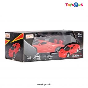 Seedo Remote Control Racer Car (Red) Long Lasting Battery, Age 8Y+