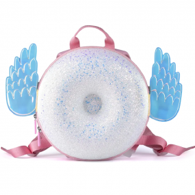 Scoobies Wing-E-Donut Eva Bag with Shimmery Front & Waterproof With Unbreakable Zippers