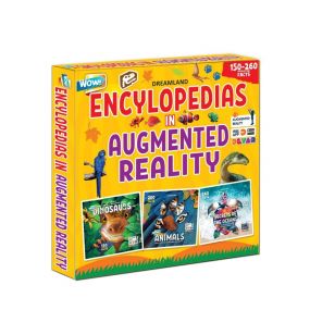 Image Reszie-Wow! Encyclopaedia In Augmented Reality Series (A set of 3 Books) : Children Reference Book By Dreamland Publications-Age 8 to 12 years