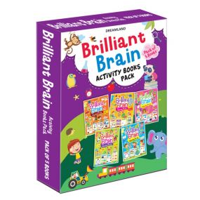 Image Resize-Brilliant Brain Activity Books - 5 Titles) : Children Interactive & Activity Book By Dreamland Publications-Age 5 to 8 years