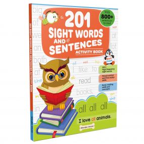 Wonder House Books 201 Sight Words And Sentence (With 800+ Sentences To Read): Activity Book for Children