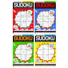 Wonder House Books Sudoku | Brain Games for Smart Minds Box Set of 4 Books