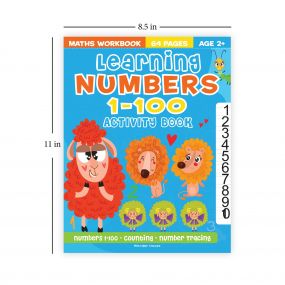Wonder House Books Learning Numbers 1-100 Activity Book: Fun Early Learning And Interactive Book for Children