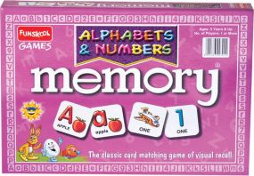 Funskool Games Memory Alphabets & Numbers Preschool learning & development toys