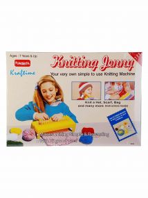 Giggles Knitting Jenny Handy Craft Knitting Machine for Kids 7 Years+
